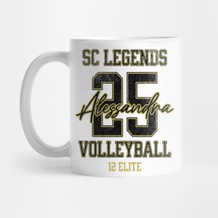 Alessandra #25 SC Legends (12 Elite) - White Mug